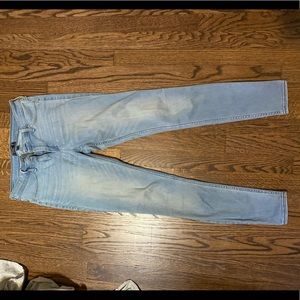 A&F light wash jeans